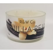 Vanilla Bean Triple Wick Candle. 15oz, Highly Scented and Hand Poured. Small Batch. Made in the USA.