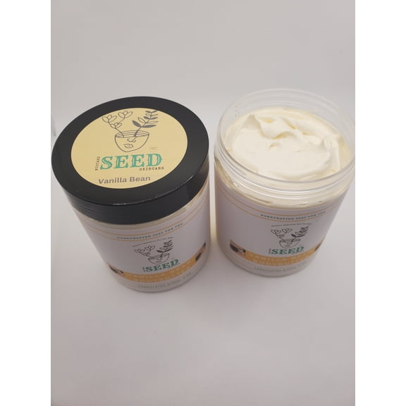 Mustard Seed Skincare LLC Vanilla Bean Scented Whipped Bodybutter