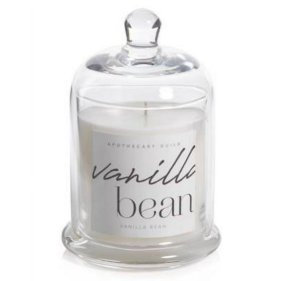 Vanilla Bean Zodax Apothecary Guild 10 Ounce Scented Jar Candle with Dome