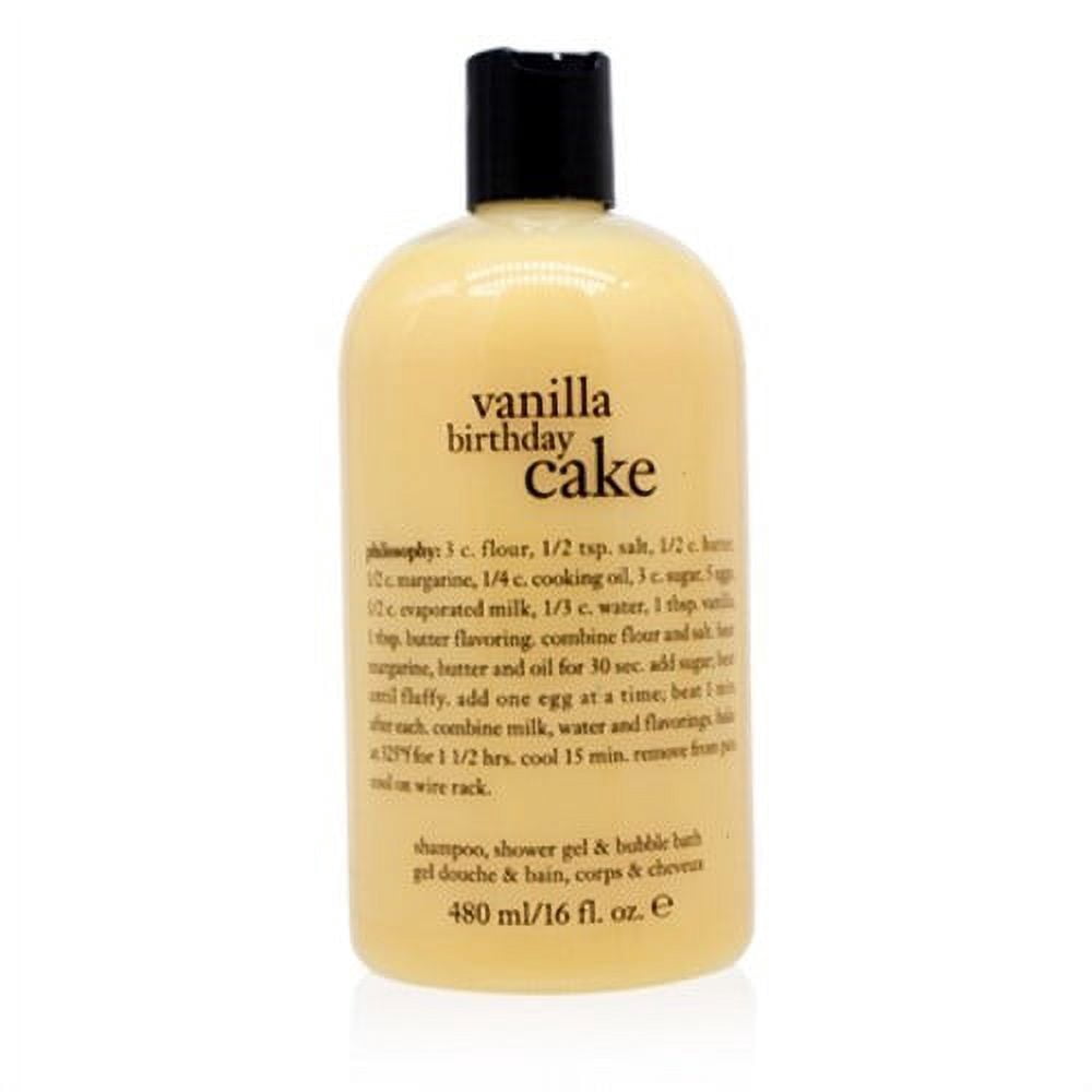 Philosophy Vanilla Birthday Cake Shampoo, Shower Gel & Bubble Bath