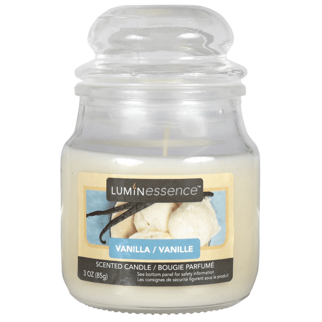 Vanilla Candle Jars - Vanilla Scented Candles for Home 8 Pack - Small Glass Jars 3 oz