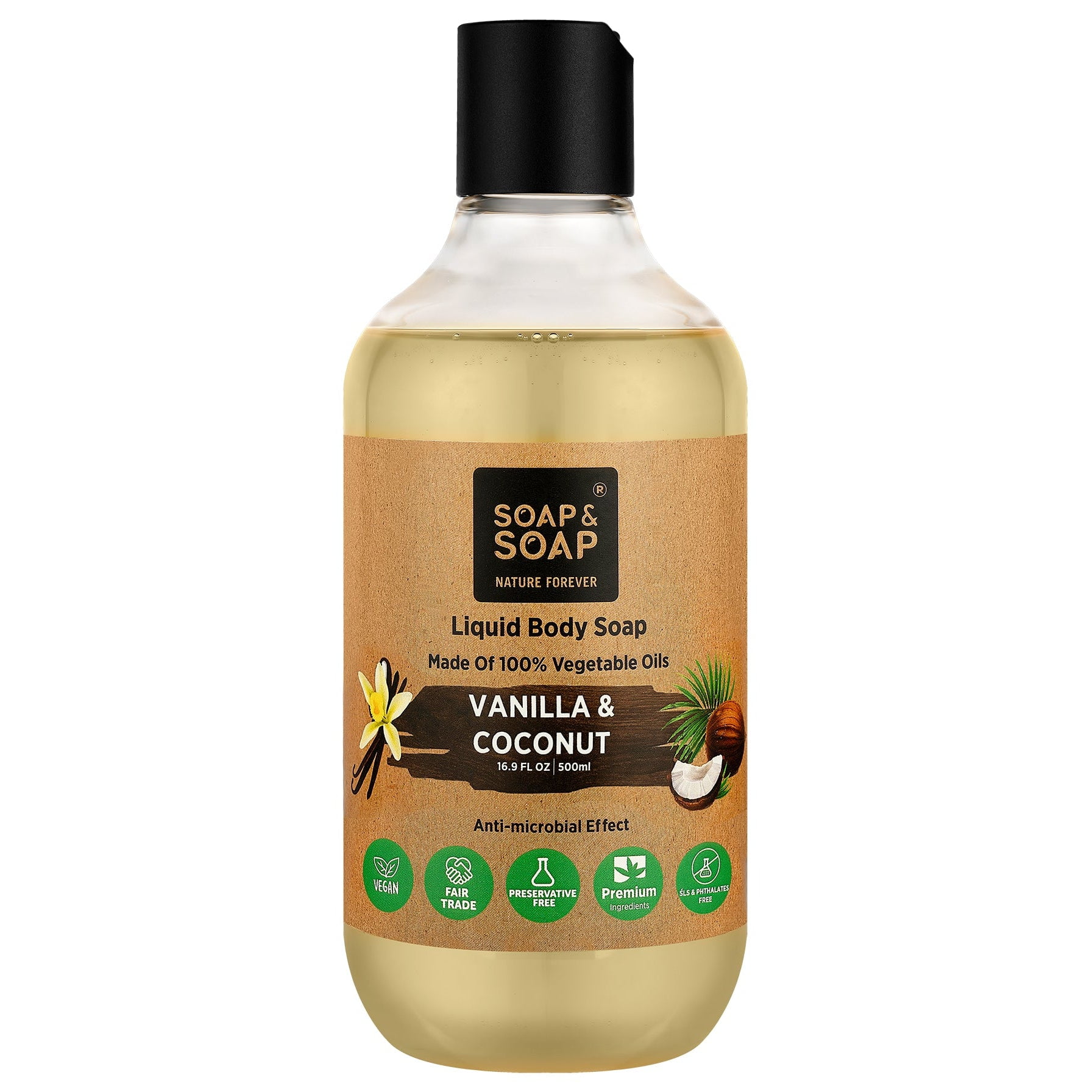 Vanilla & Coconut Liquid Body Wash 16.9 FL OZ