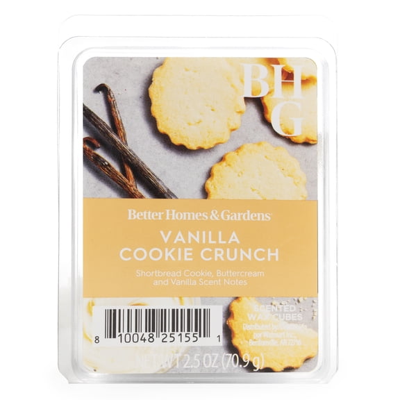 Vanilla Cookie Crunch Scented Wax Melts, Better Homes & Gardens, 2.5 oz