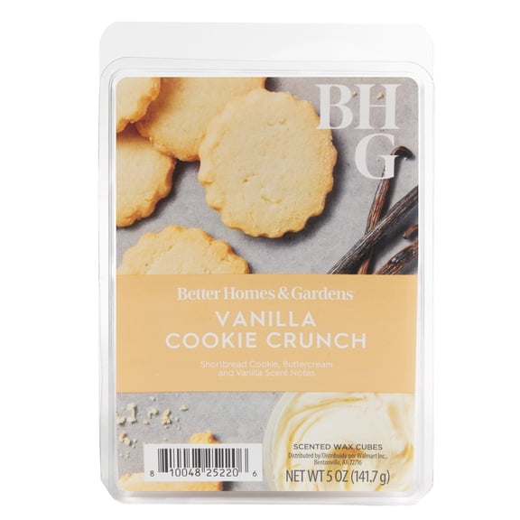 Vanilla Cookie Crunch Scented Wax Melts, Better Homes & Gardens, 5 oz (Value Size)