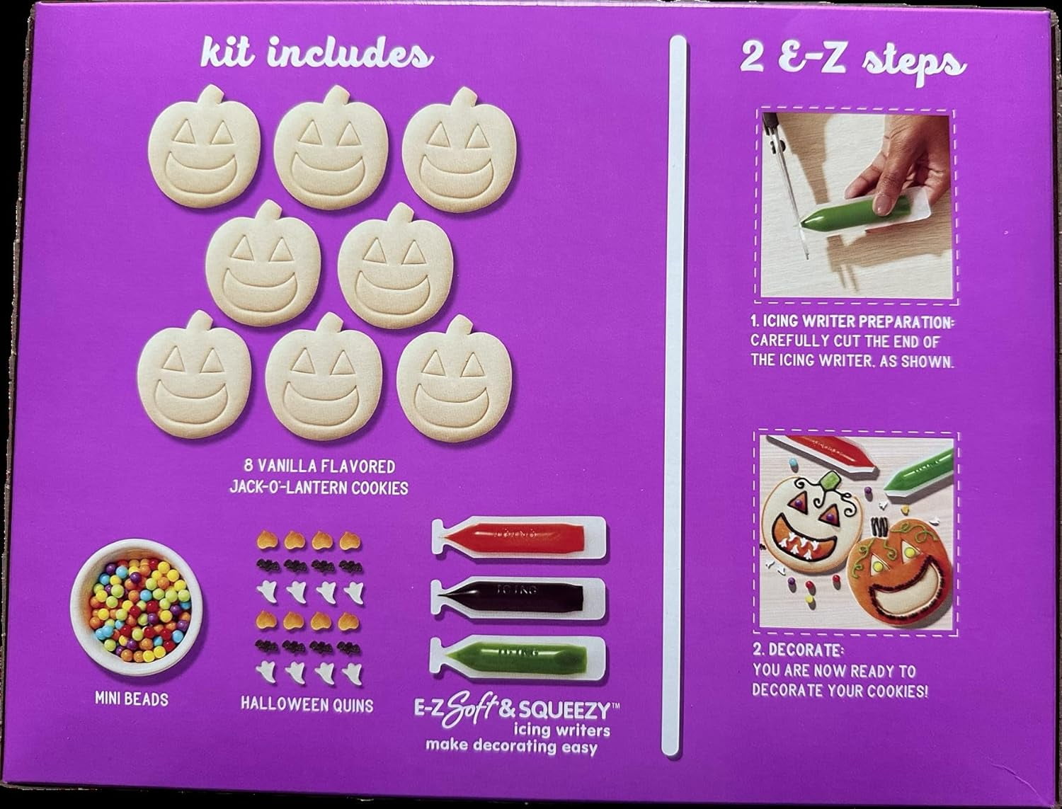 Vanilla Cookie Decorating Kit, 12.5Oz, 8 Count (Vanilla)