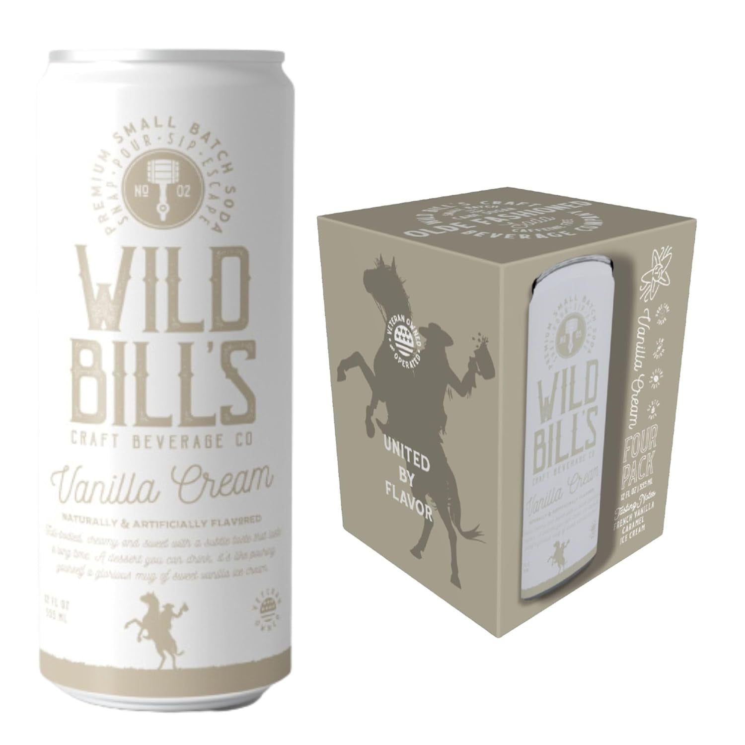 Vanilla Cream Soda, Classic Craft Soda Soft Drinks, Sodas Made with