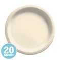 thumbnail image 1 of Vanilla Creme Dinner Paper Plates (20ct), 1 of 3