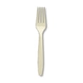 thumbnail image 1 of Reusable Party Forks Tableware, Vanilla CrÔøΩme, Plastic, Full size, Pack of 20, 1 of 2