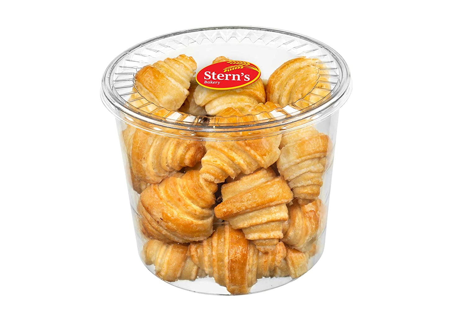 Vanilla Croissants | Vanilla Buns | Breakfast Pastry | Approx 20 Rugelach Pastries Vanilla Croissants | No Coloring Added | Dairy & Nut Free | Sterns Bakery (Club Size - 19 oz )