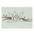 thumbnail image 1 of Vanilla Cutting Board, Vintage Nostalgic Drawing of Aromatic Exotic Flavor Flower Print, Decorative Tempered Glass Cutting and Serving Board, in 3 Sizes, by Ambesonne, 1 of 2