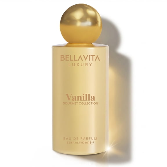 Bellavita Luxury Vanilla Eau De Parfum for Women & Men, Sweet Gourmand Perfume with Vanilla, Coconut & Mango Notes, Long-Lasting Luxury EDP