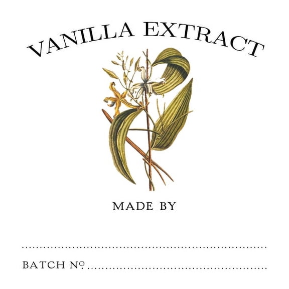 Vanilla Extract Label