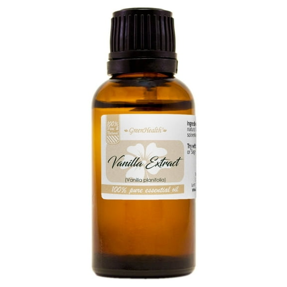 Vanilla Extract Oil - 1 fl oz - Amber Glass Bottle w/ Euro Dropper