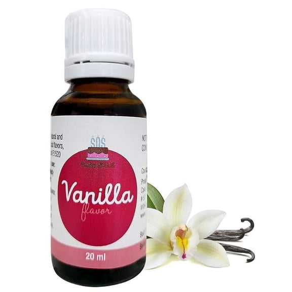 Cake S.O.S Vanilla Liquid Flavoring, 0.68 fl oz (20 ml)