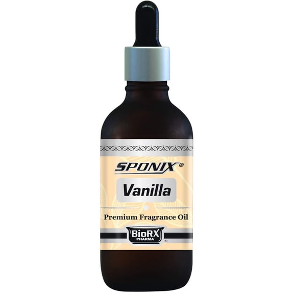 Vanilla Fragrance Oil 30 ml (1 oz) Aromatherapy - 100% Pure Organic Aromatic Premium Essential Scented Perfume Oil by Sponix Made in USA