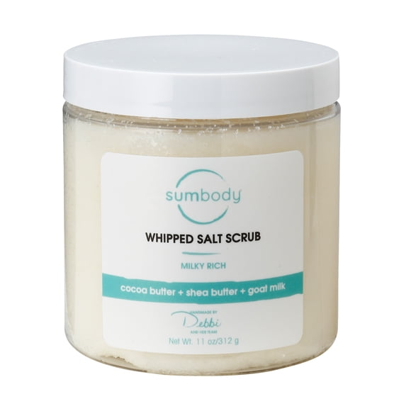 Vanilla Goat Milk Salt Scrub Milky Rich