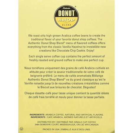 Vanilla Hazelnut Flavored Coffee by Authentic Donut Shop