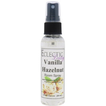 Vanilla Hazelnut Room Spray by Eclectic Lady, 16 Ounces, Fragrant Aromatic Room Mist For Home, Room, Office
