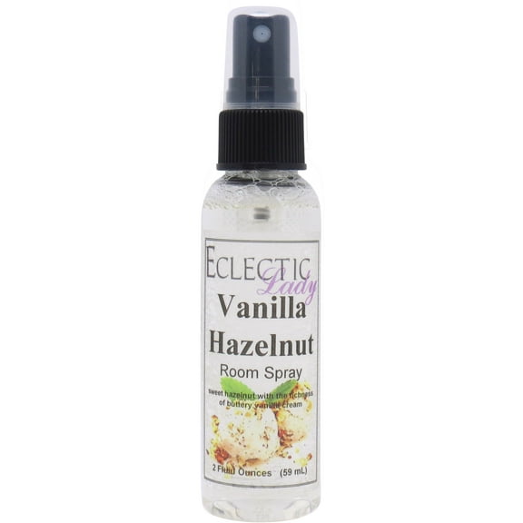 Vanilla Hazelnut Room Spray by Eclectic Lady, 16 Ounces, Fragrant Aromatic Room Mist For Home, Room, Office