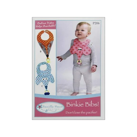 Binkie Bibs Pattern, Vanilla House Designs