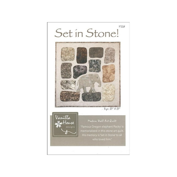 Vanilla House Set in Stone Ptrn