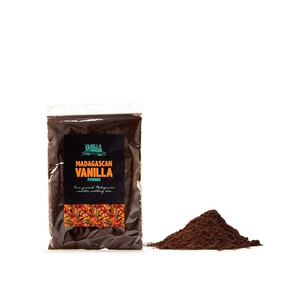 Vanilla Mart Madagascan Vanilla Powder Grade A Alcohol Free Alternative to Extract (20g)