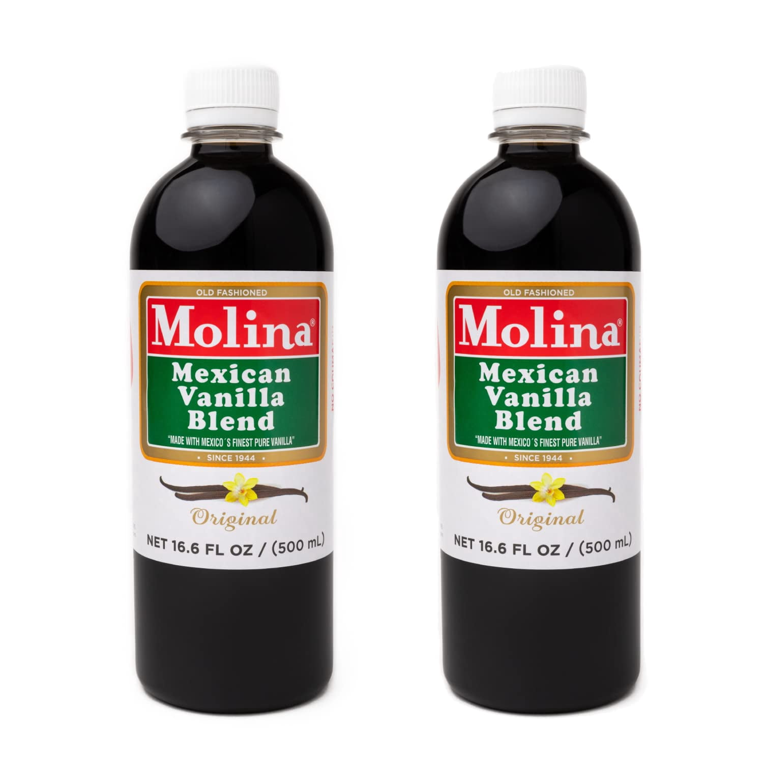 Vanilla Molina, Mexican Vanilla Blend with Pure Vanilla Extract, 33.86 Fl Oz