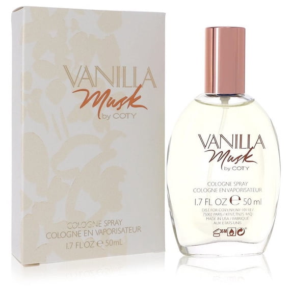 Vanilla Musk by Coty Cologne Spray 1.7 oz for Women Pack of 3