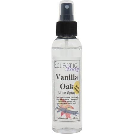 Vanilla Oak Linen Spray (Double Strength), 4 ounces