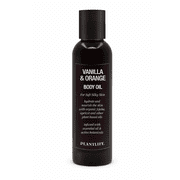 Plantlife Vanilla Orange Body Oil – Gift Boxed Moisturizing Aromatherapy Oil for Hydrating Skin & Massage – 4 oz