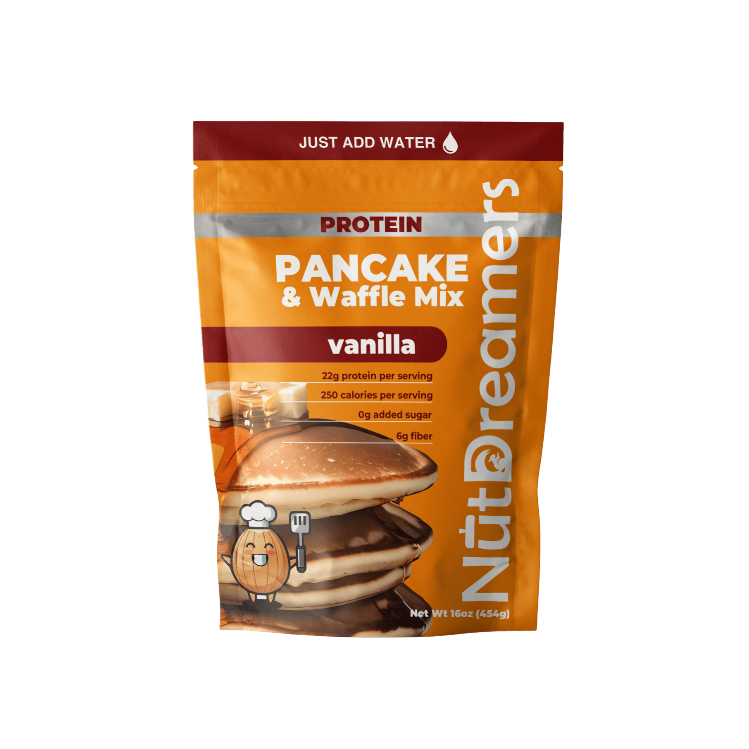 Vanilla Protein Pancake & Waffle Mix  High Protein, Clean Ingredients | Nut Dreamers