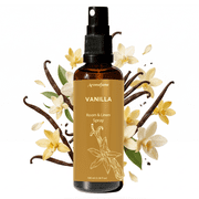 Vanilla Room, Linen & Pillow Spray by Aromafume | 100ml/3.38 fl oz | with Pure Vanilla Essential Oil | Aromatherapy Spray for Relaxation, Sleep & Stress Relief | Mist for Bedding, Fabrics