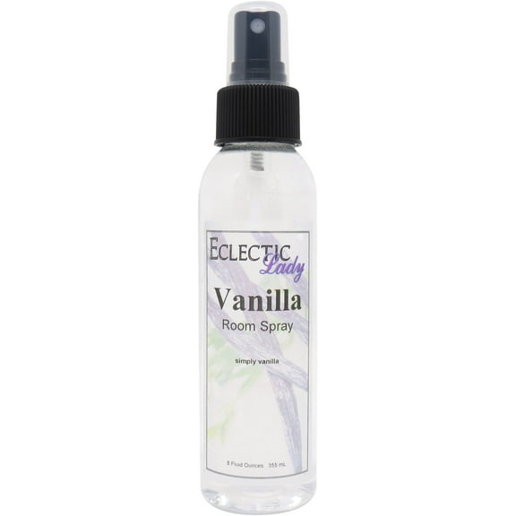 Vanilla Room Spray by Eclectic Lady, 8 Ounces, Fragrant Aromatic Room Mist For Home, Room, Office