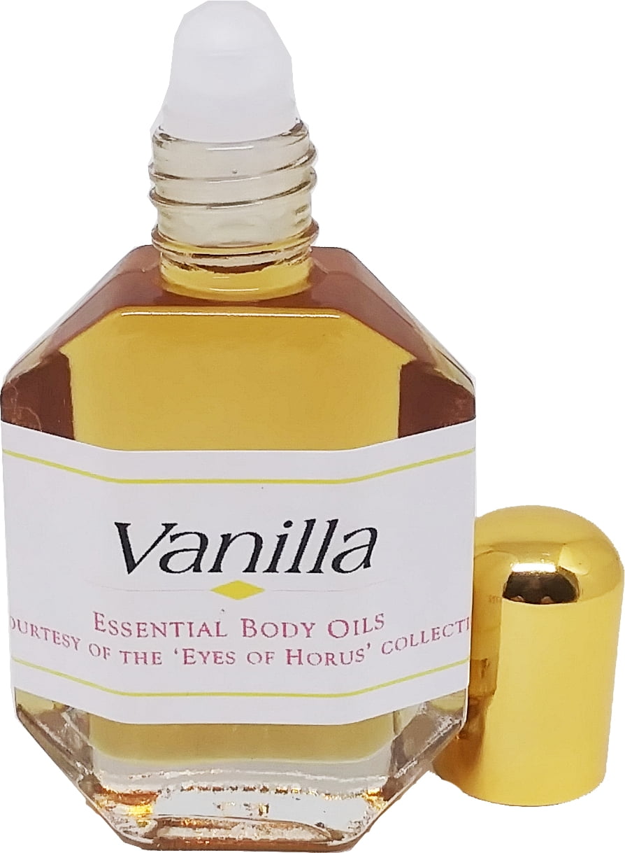  Vanilla Musk Perfume Oil, 0.3 Oz Portable Roll-On