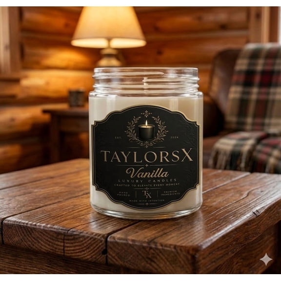 Vanilla Scented Candles (6Ounces)