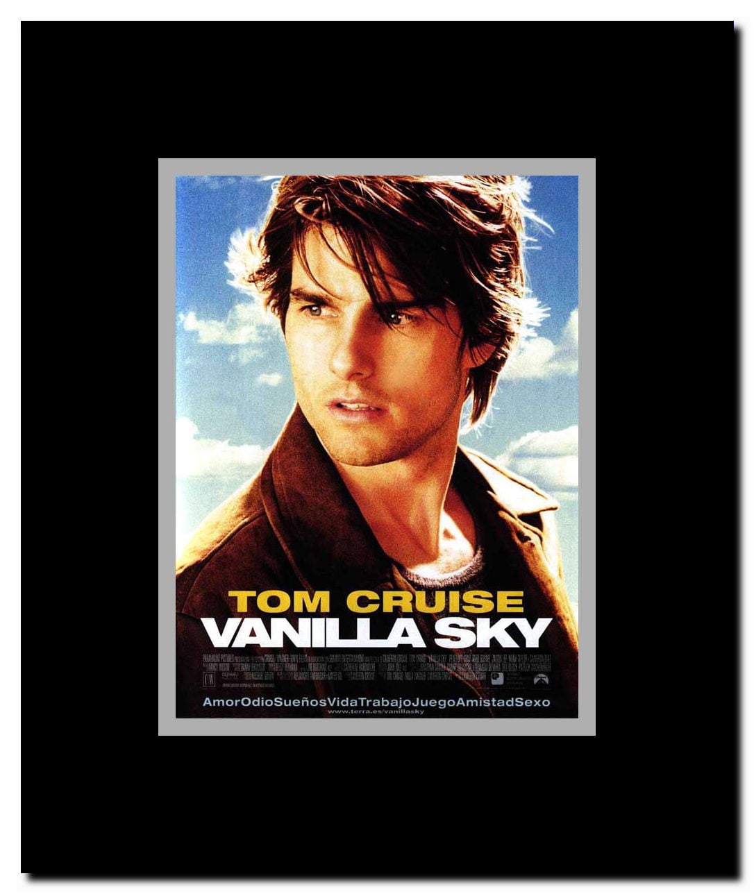 Vanilla Sky Framed Movie Poster