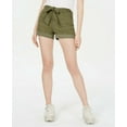 thumbnail image 1 of Vanilla Star Juniors' Belted Utility Shorts Mid Rise 5 Pockets (Fatigue,3 (26W)), 1 of 1