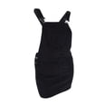 thumbnail image 1 of Vanilla Star Juniors' Corduroy Overalls Dress (11, Black), 1 of 2