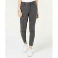 thumbnail image 1 of Vanilla Star Juniors' Pin Striped Mid Rise Skinny Ankle Jeans Size 3 / W26, 1 of 3