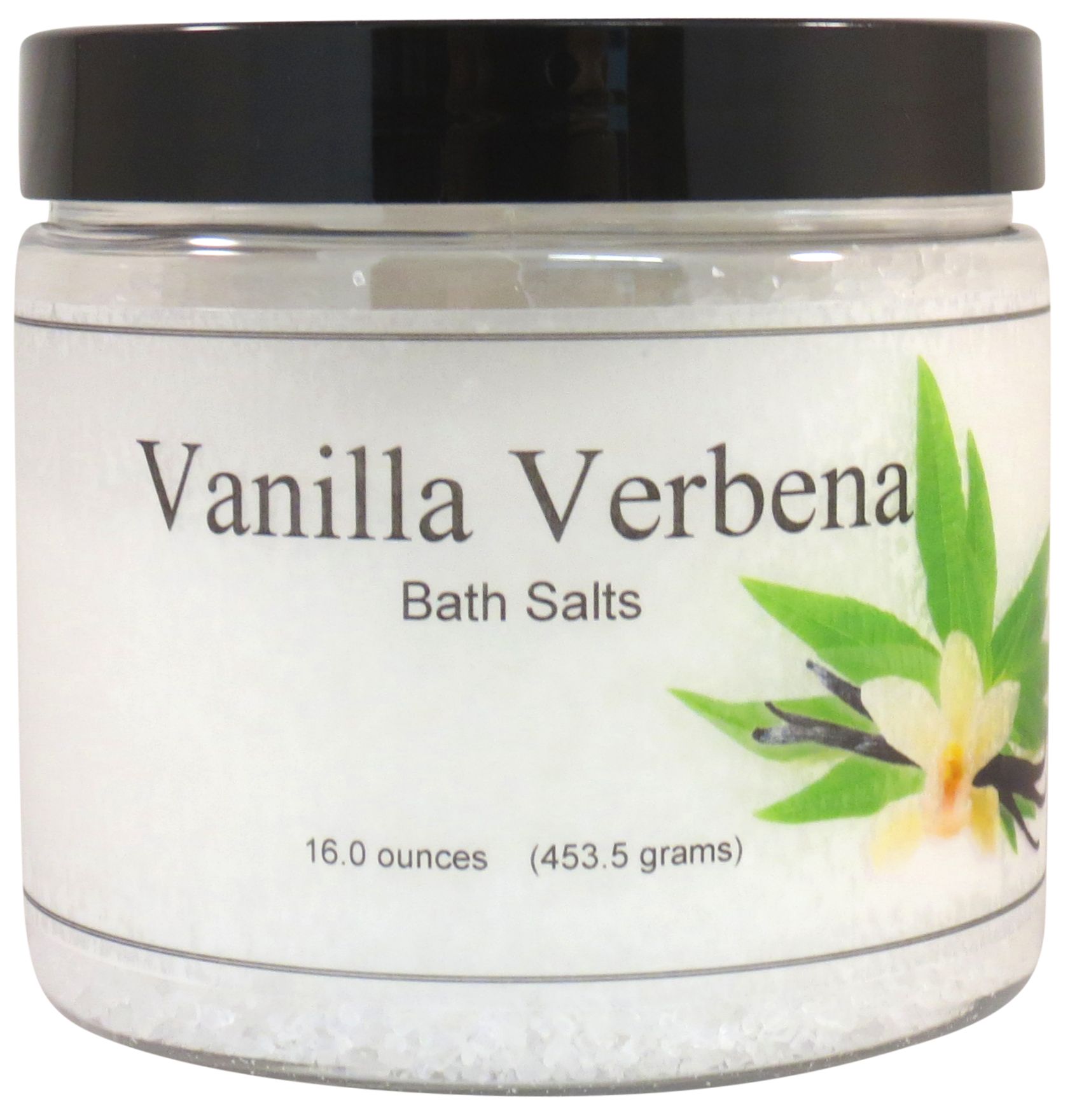 Vanilla Verbena Bath Salts by Eclectic Lady, 16 ounces