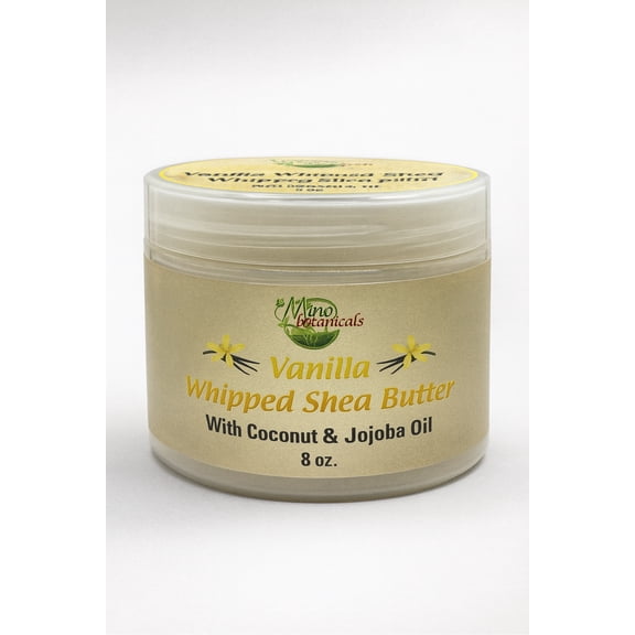 Vanilla Whipped Shea Butter with Coconut & Jojoba Oil 8oz