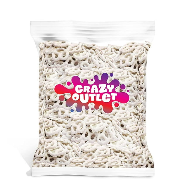 Vanilla Yogurt Covered Pretzels, Sweet and Salty Snack, Bulk 5 Pounds