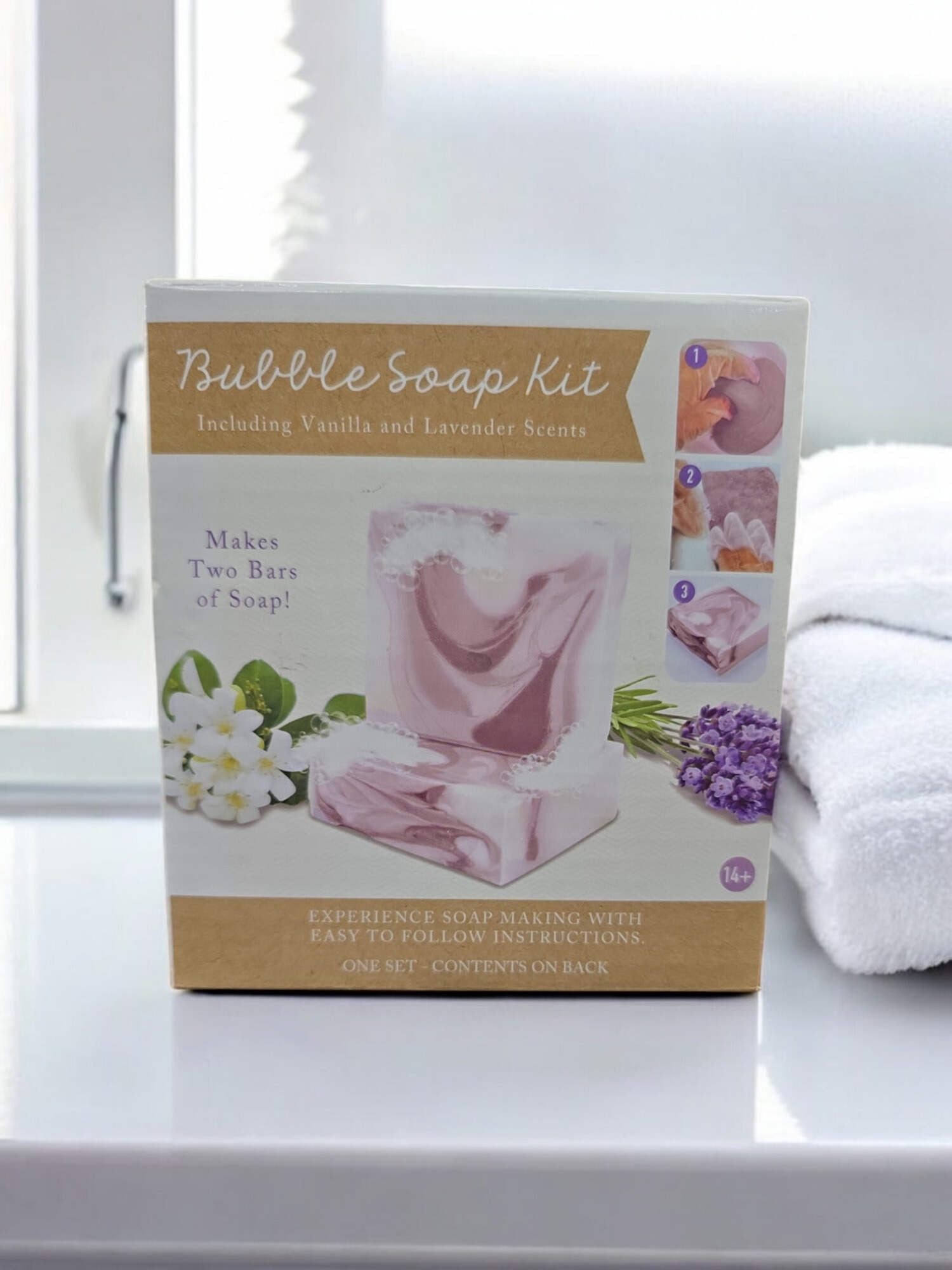 Vanilla and Lavendar Bubble Soap Making Kit
