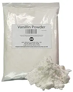 Vanillin Powder 1 Pound-Food Grade Additive for Food and Flavor Applications