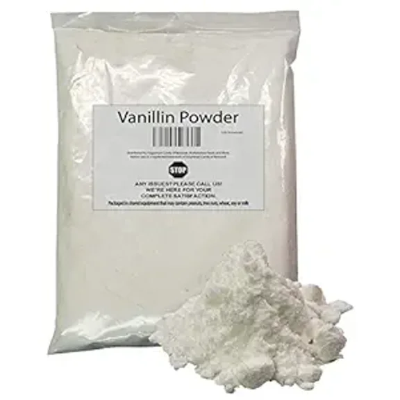 Vanillin Powder 1 Pound-Food Grade Additive for Food and Flavor Applications