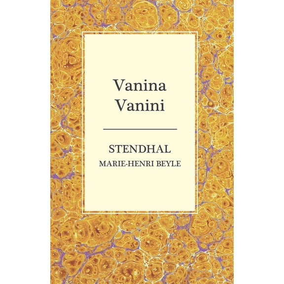 Vanina Vanini, (Paperback)