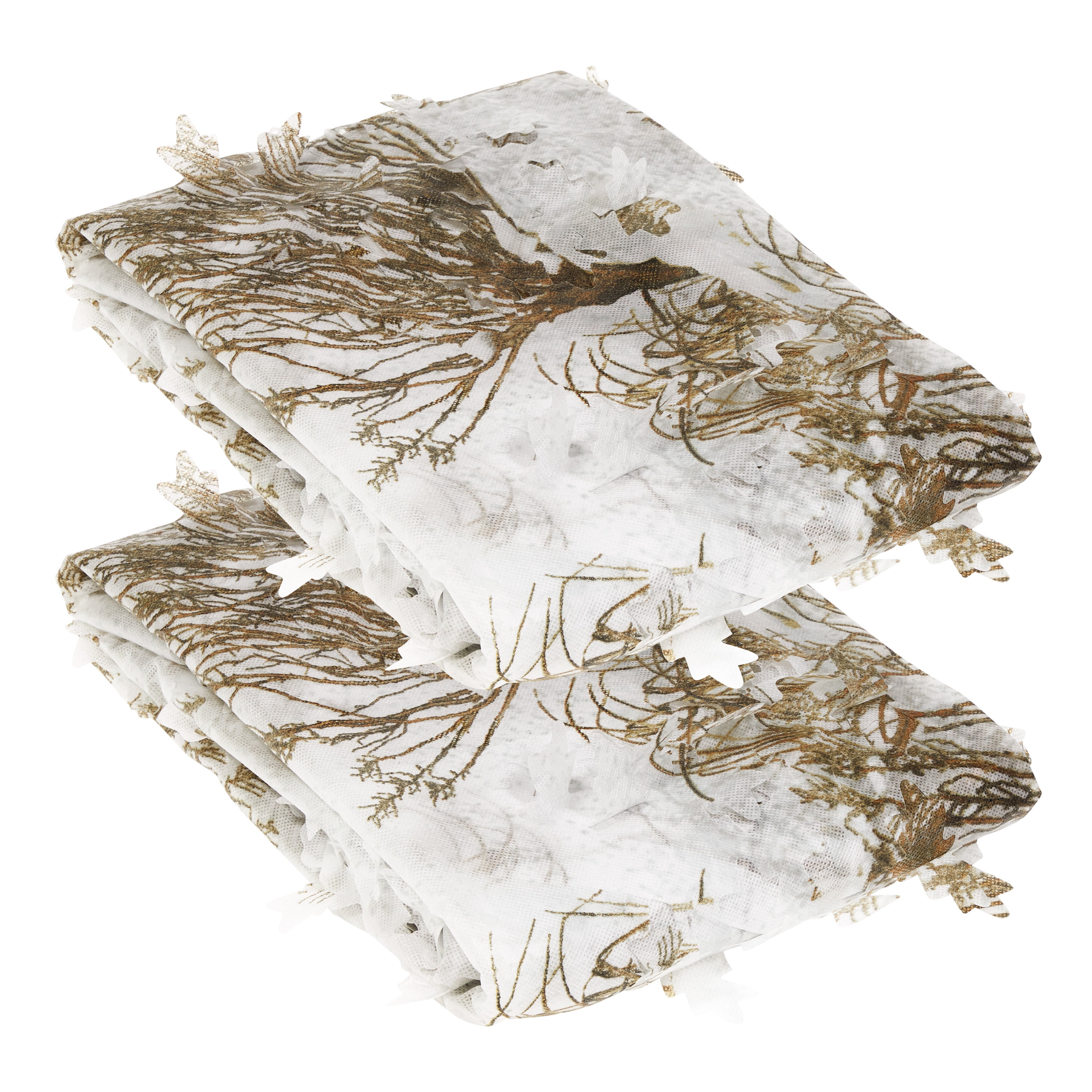 Vanish 3-D Leafy Omnitex, 12-feet X 56-inches, 2-Pack, Mossy Oak Winter Brush, Camouflage Netting