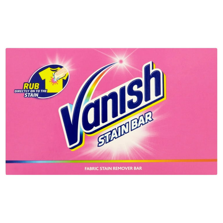 Vanish Fabric Stain Remover Pre-Wash Soap Bar 75g (Single