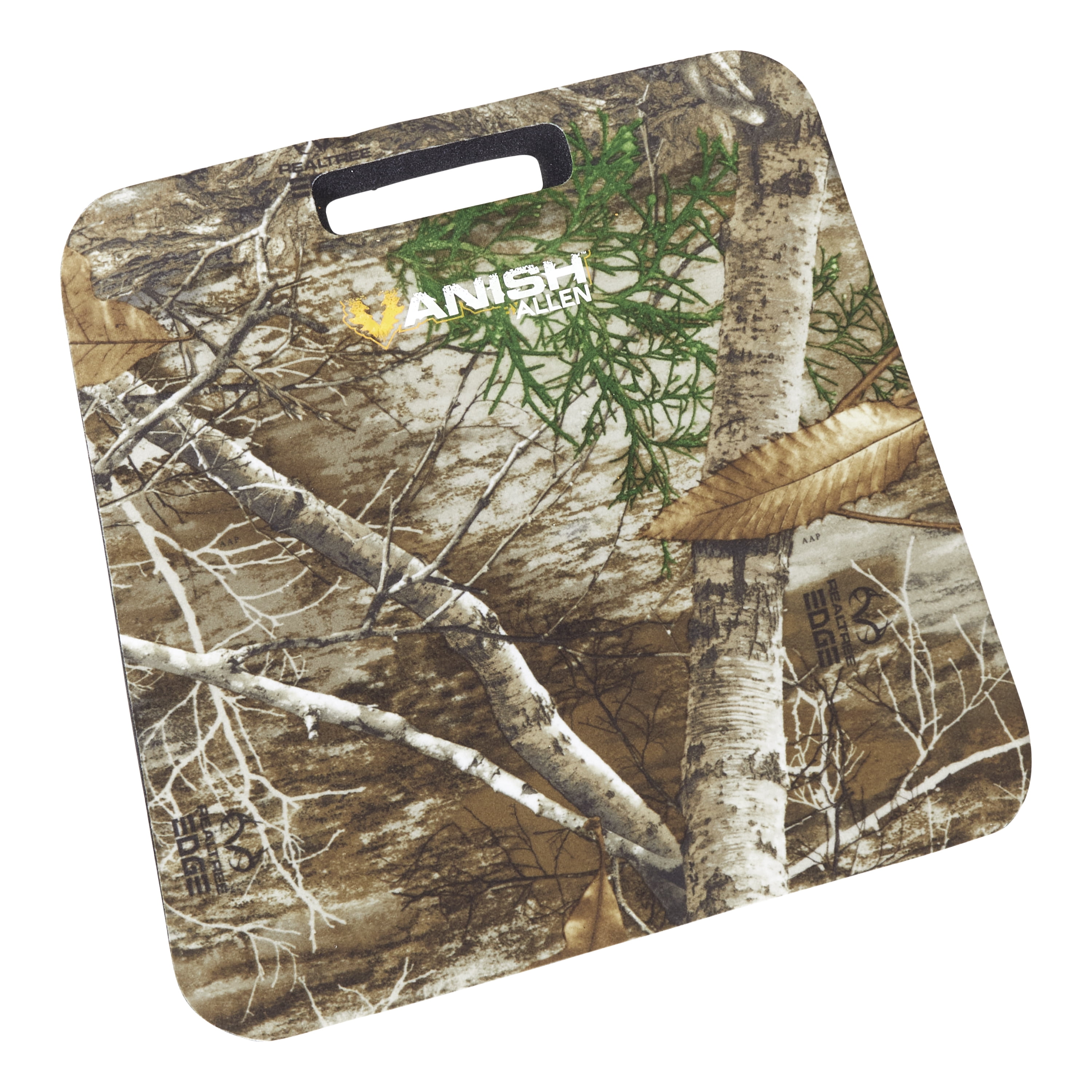 Vanish Foam Hunting Cushion, 14"L x 13"W x 2" H, Realtree Edge Camo