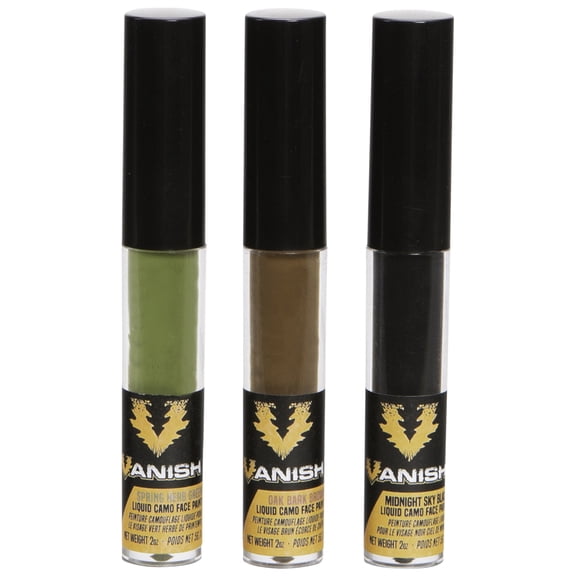 Vanish Liquid Camo Face Paint by Allen Company, Multi-Color
